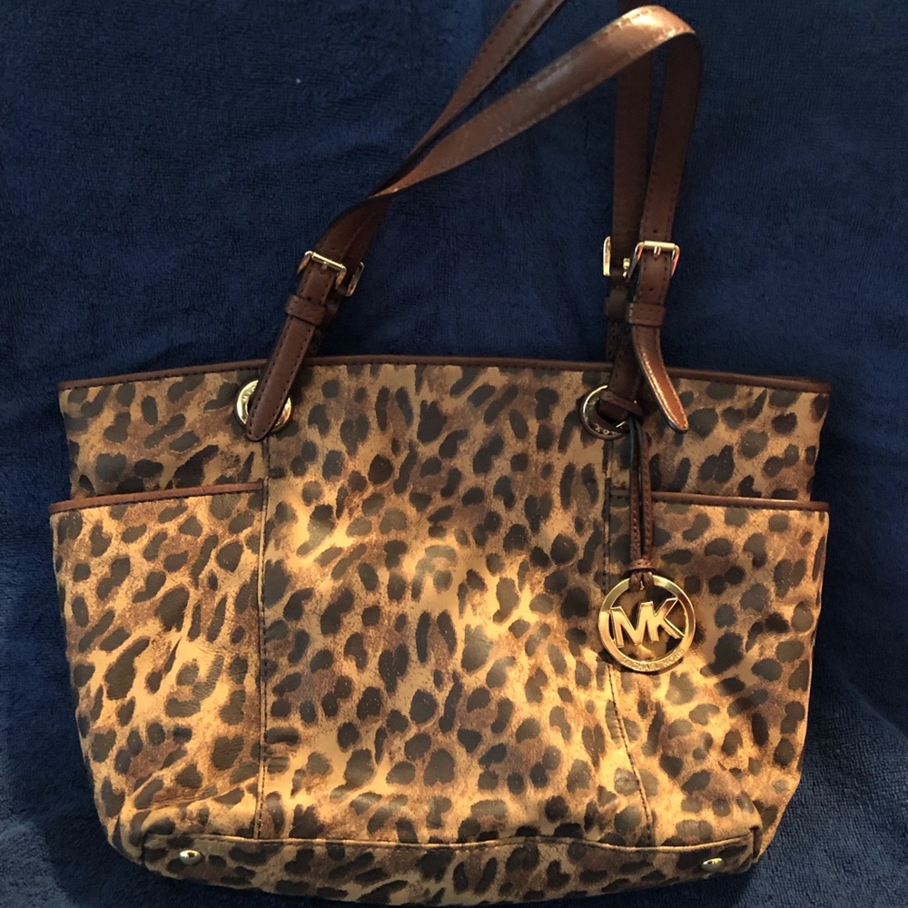 Michael Kors leopard bag